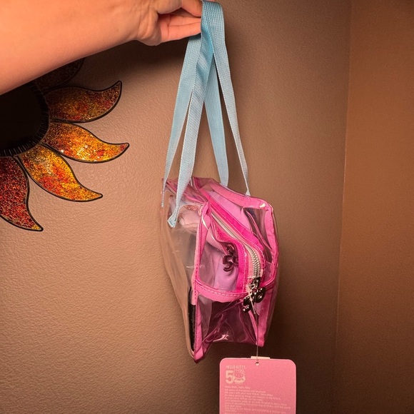 Hello Kitty Pink and Blue 2 Cosmetic Bags - Picture 2 of 5